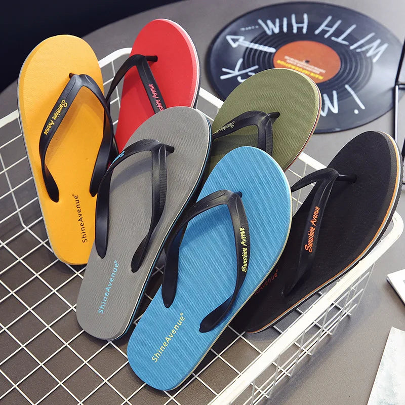Eyriphy Soft Non-Slips Unisex Flat Slippers New Design Women Flip Flops Fashion Cozy Beach Slippers Holiday Hotel Shower Sandals