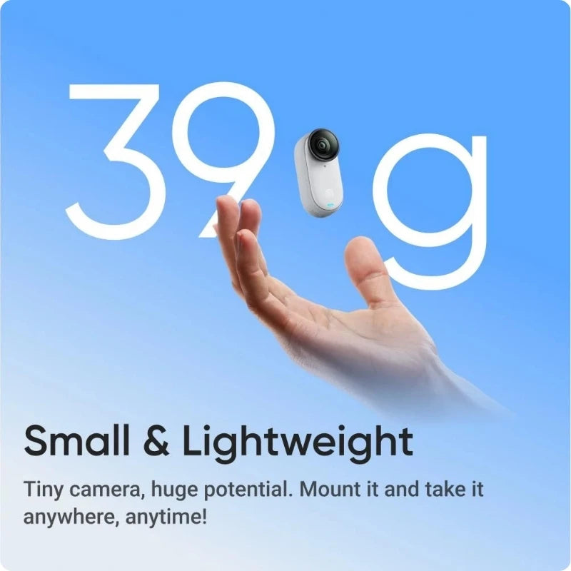 Insta360 GO 3S Tiny 4K Action Camera Black White 39g 64G 128G Action Pod AI Editing Waterproof FlowState Insta 360 GO3S Original