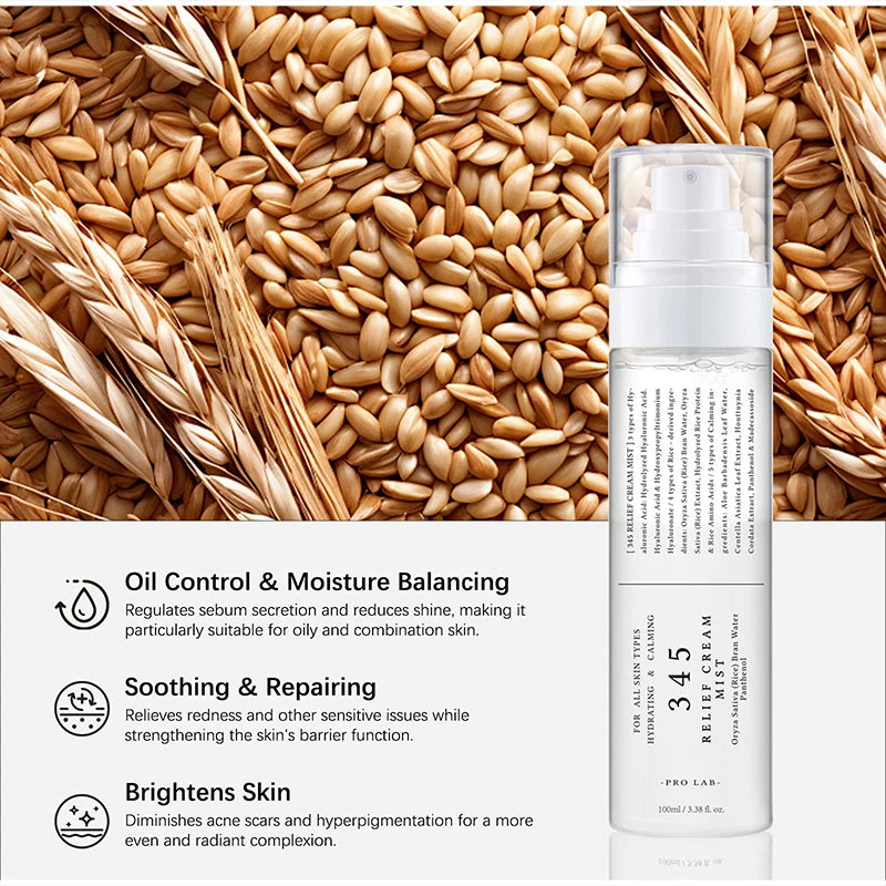345 Series Skincare Combo PDRN Centella Face Cream & Eye Cream  Deep Moisture Brightening Soothing Repair Hydration Recovery Kit