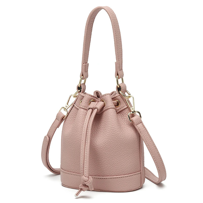 Summer New Advanced Sense Niche Design Bucket Bag 2025 Hot Sale Casual Large Capacity Versatile Drawstring Women's Handbags