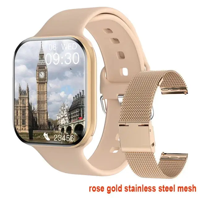 2026 New For Apple GPS Watch X 10 Smart Watch Men HD AMOLED Memory Music 3D Surround Bluetooth Call Waterproof Smartwatch Woman