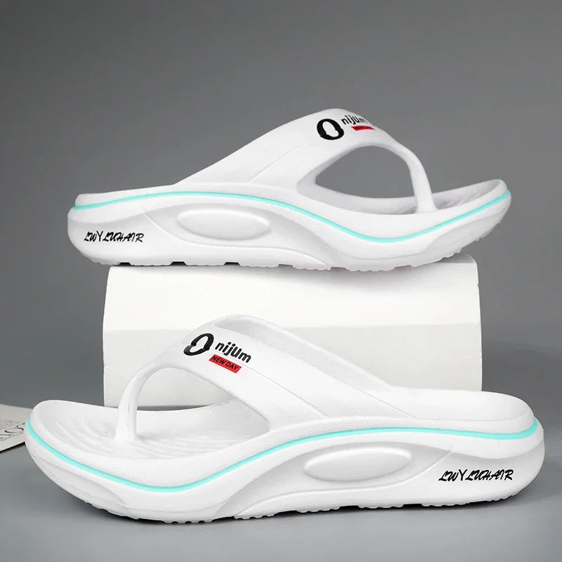 Summer Men Slippers Non Slip EVA Flip Flops Lightweight Home Sandals Soft High Quality Slides Fashion Outdoor Beach Bathroom
