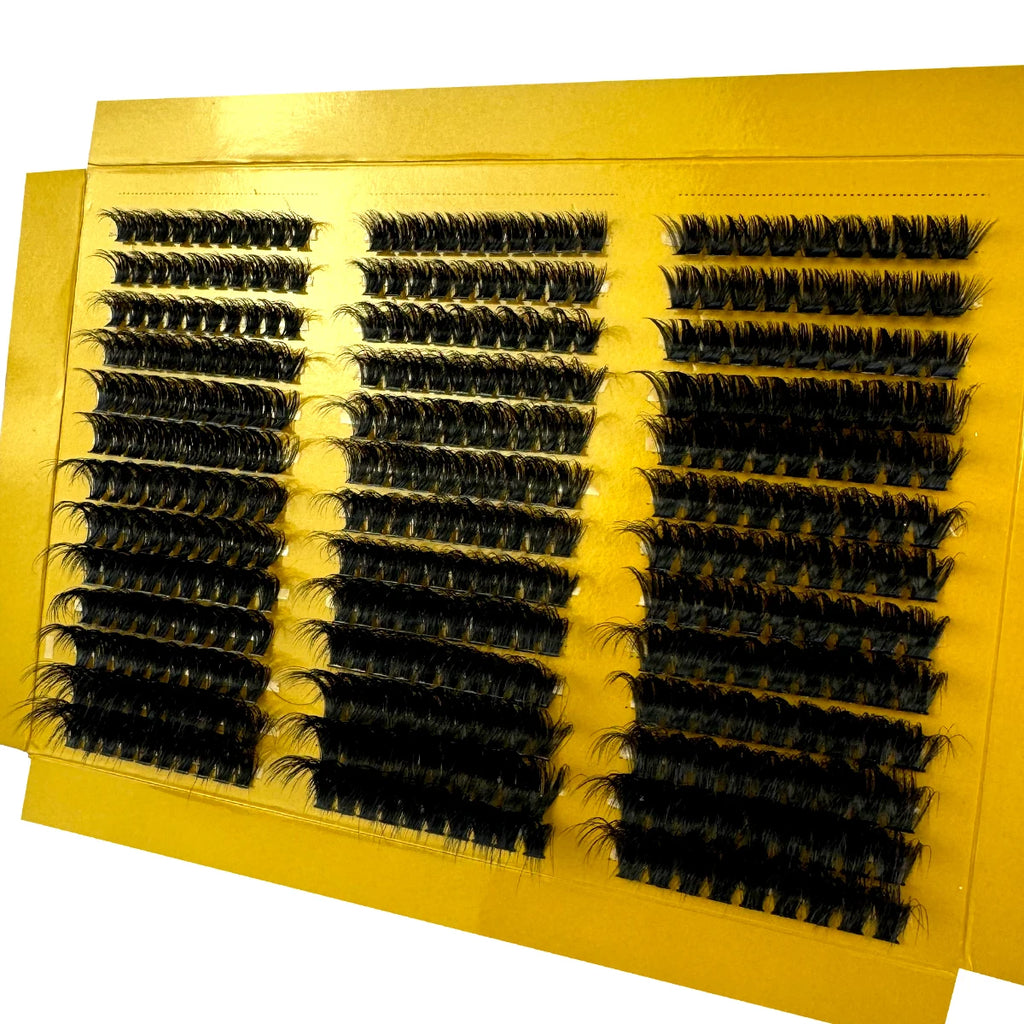 Lash Clusters 80D 100D Lashes Spikes Eyelash Clusters Volume Individual Lashes DIY Spiky Lash Extension Mega Cluster Eyelashes