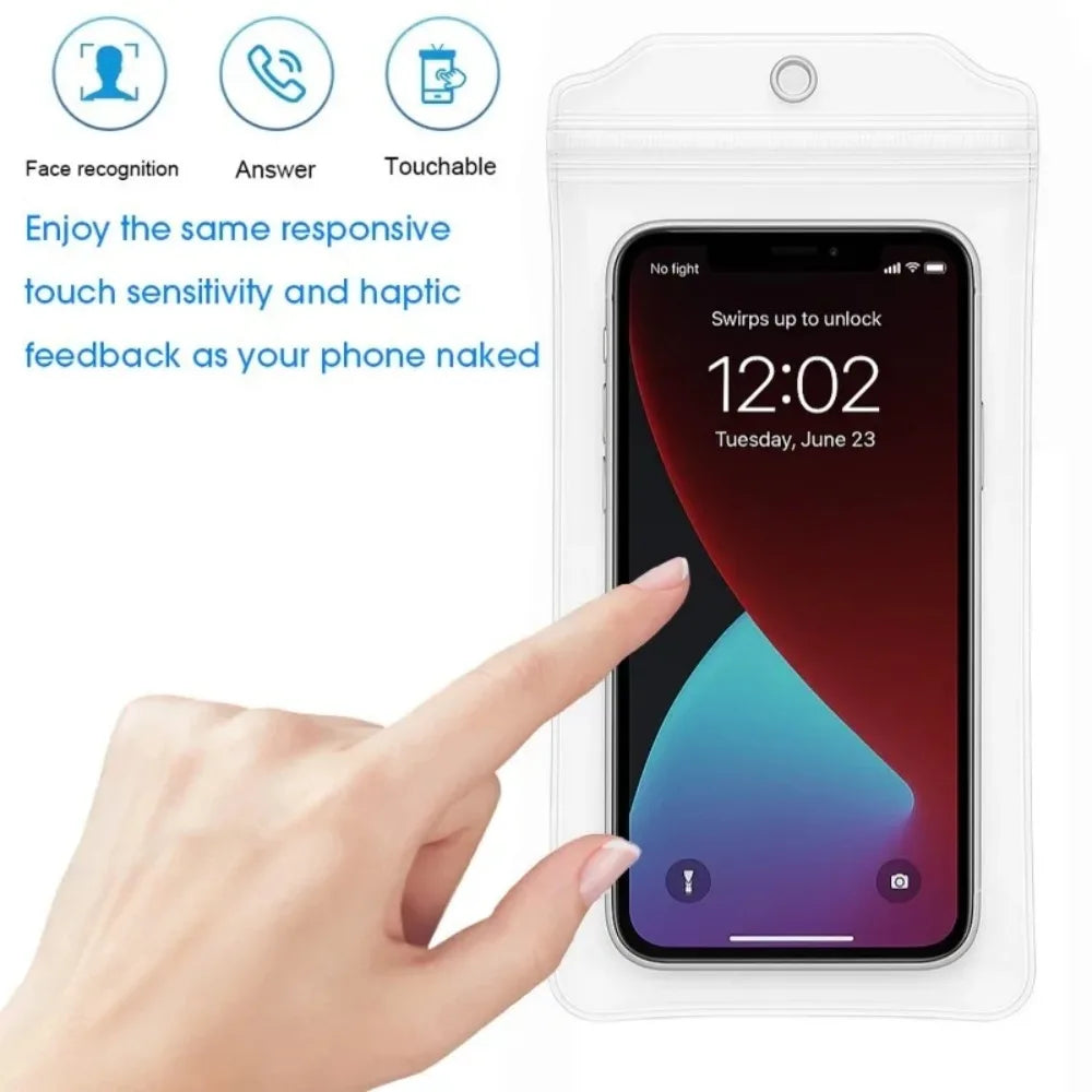 Transparent Phone Bag Waterproof Phones Pouch Bag Universal Underwater Summer Swimming Waterproof Case for IPhone Samsung Xiaomi