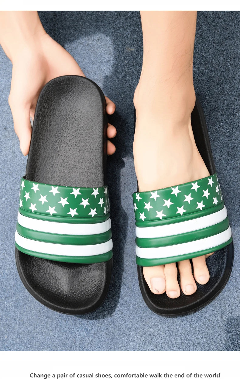 Men's Shoes Man Home Plips Plops Soft Slides Non-slip Slippers Indoor Outdoor EVA  Sandals Beach Garden Sandals Big Size 47 48