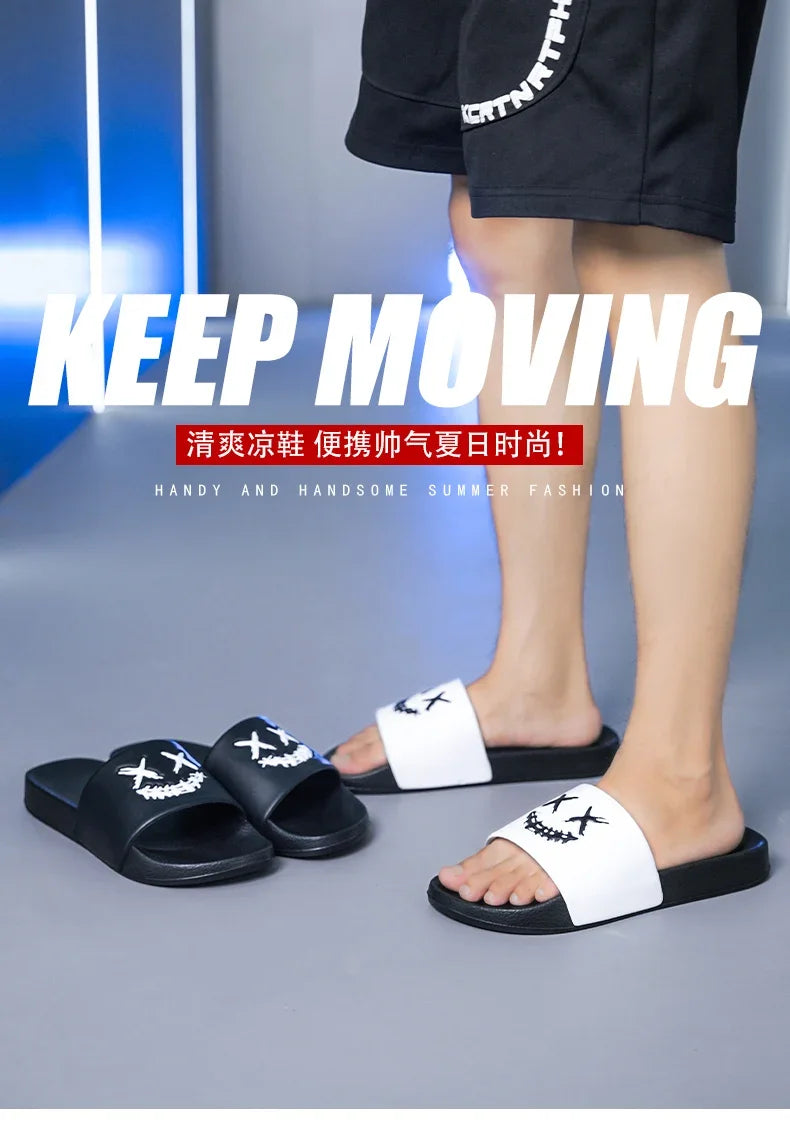 Men's Shoes Man Home Plips Plops Soft Slides Non-slip Slippers Indoor Outdoor EVA  Sandals Beach Garden Sandals Big Size 47 48