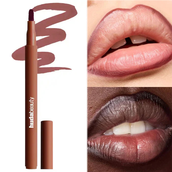 Huda Beauty Lip Contour Lip Stain Wear Matte Lipliner Pencil Tint Lipstick Long Lasting Non-stick Cup Moisturising Liner Makeup