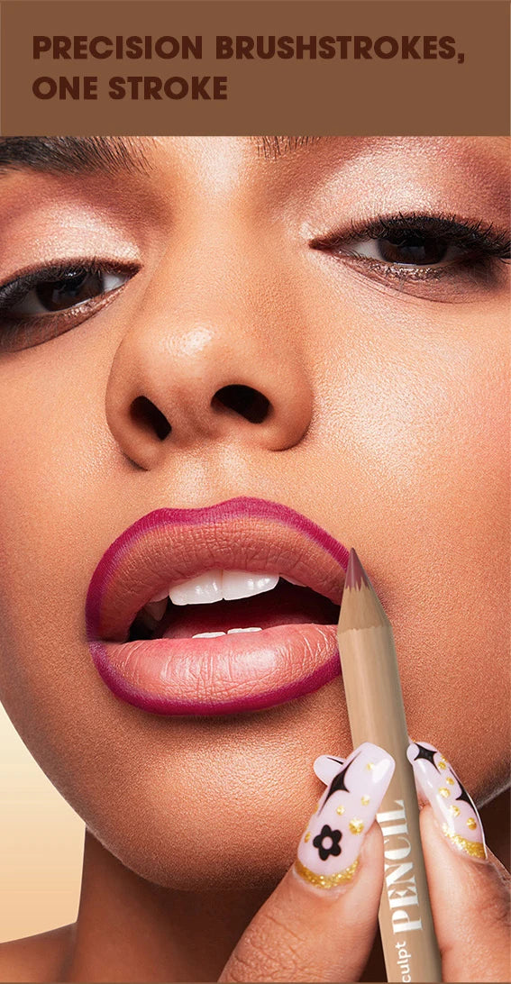 Face Secret 3Pcs Long-Lasting Velvet Lip Liner Matte Lipstick Waterproof Perfect Gift for Christmas Day, Lip Liner Set