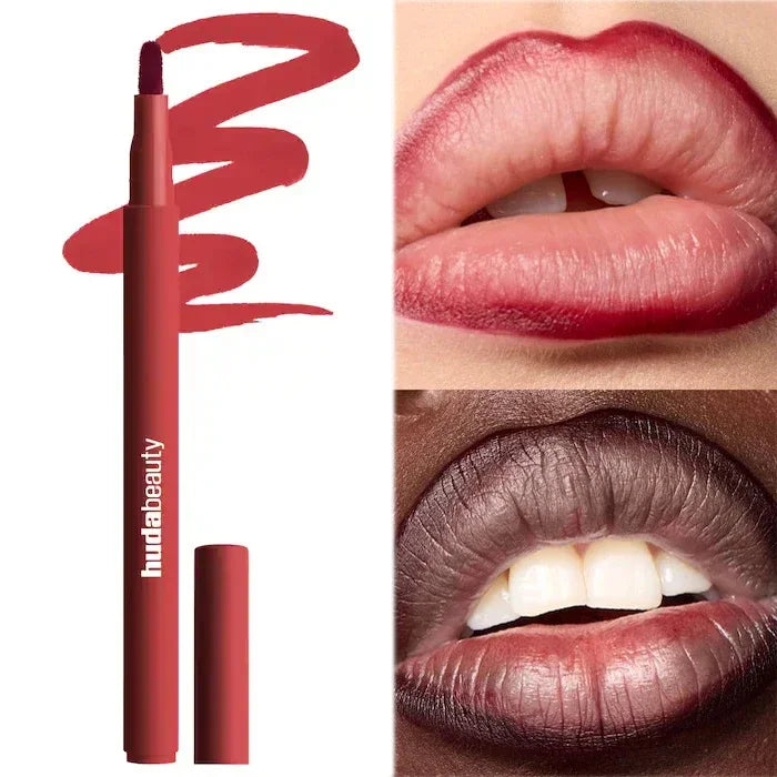Huda Beauty Lip Contour Lip Stain Wear Matte Lipliner Pencil Tint Lipstick Long Lasting Non-stick Cup Moisturising Liner Makeup