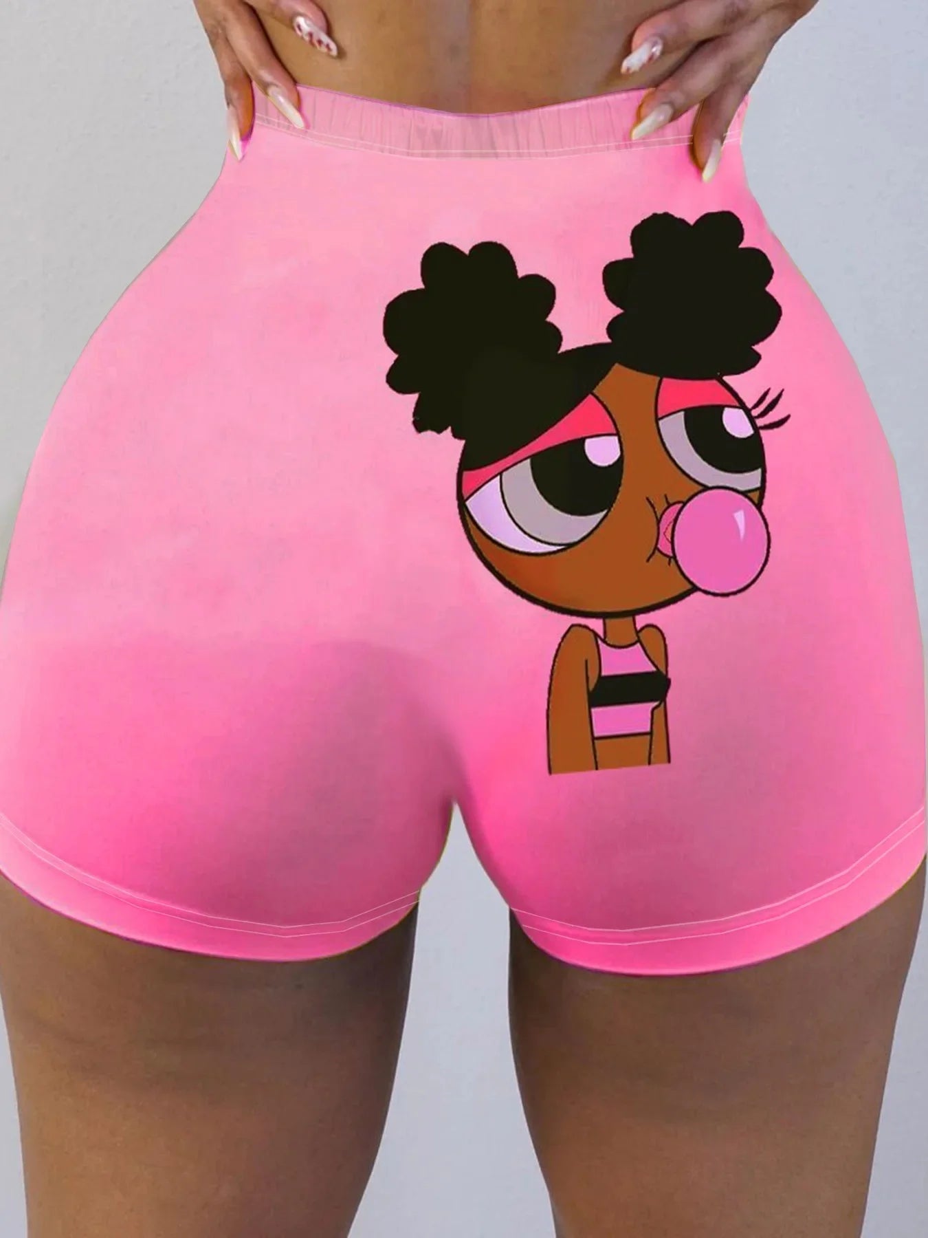 Sexy Ladies Tight Short Pants Yoga Pants Pattern Printing Women's Long Pants Nine Points Seven Points Five Points Pants