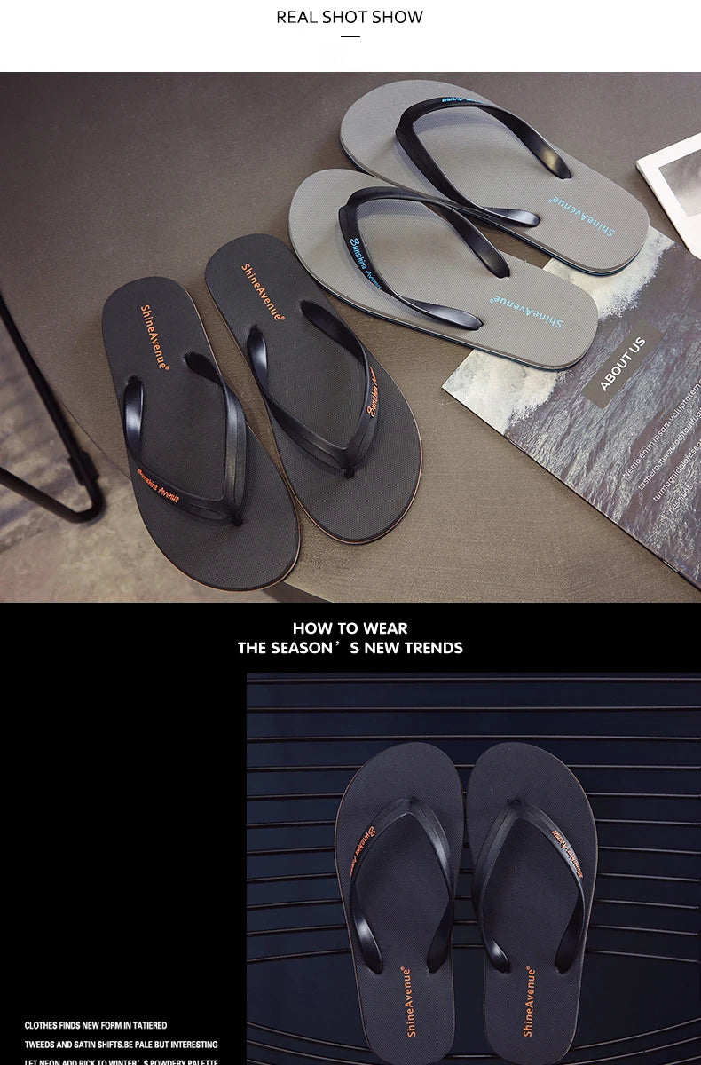 Eyriphy Soft Non-Slips Unisex Flat Slippers New Design Women Flip Flops Fashion Cozy Beach Slippers Holiday Hotel Shower Sandals