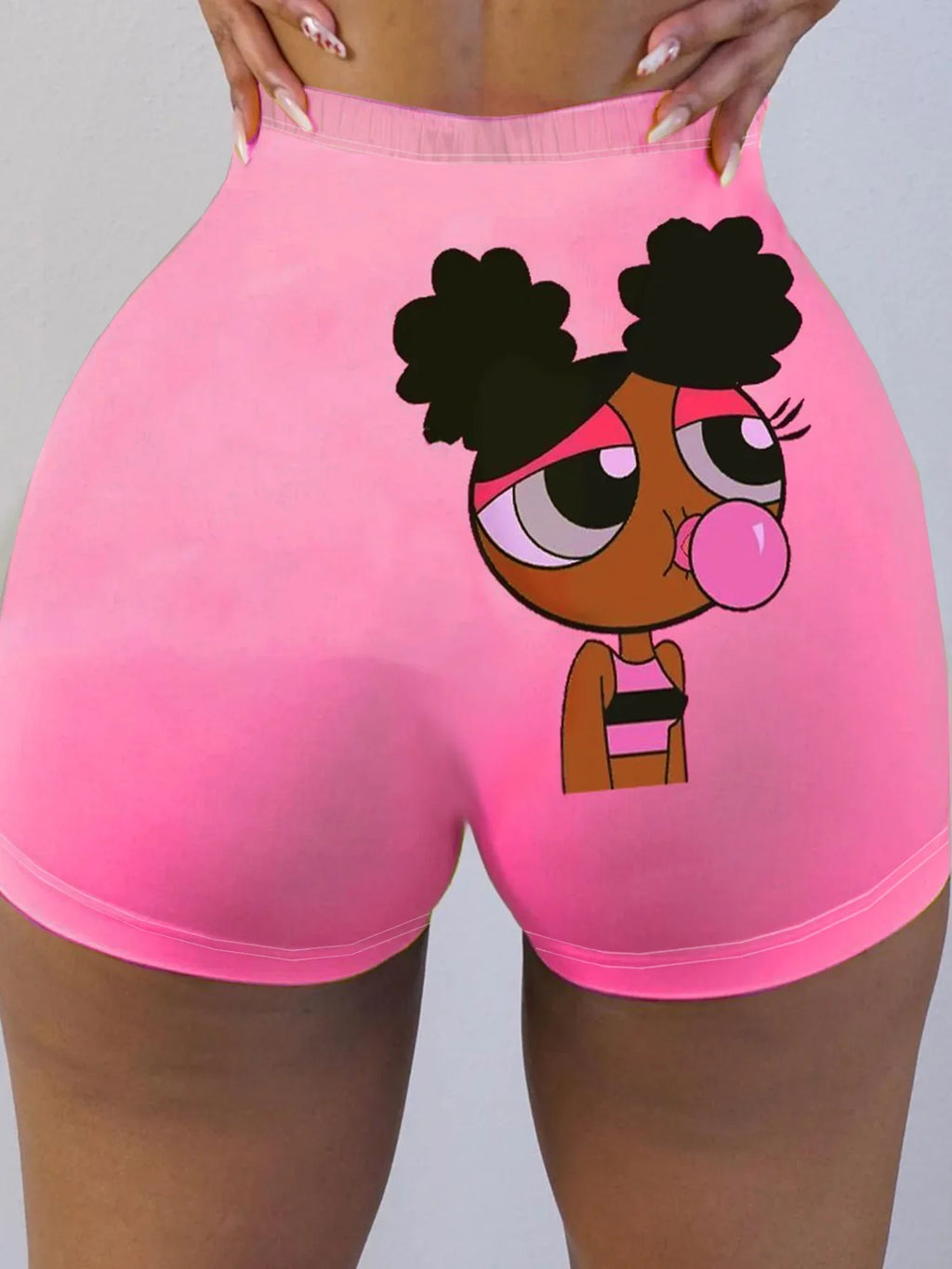 Sexy Ladies Tight Short Pants Yoga Pants Pattern Printing Women's Long Pants Nine Points Seven Points Five Points Pants