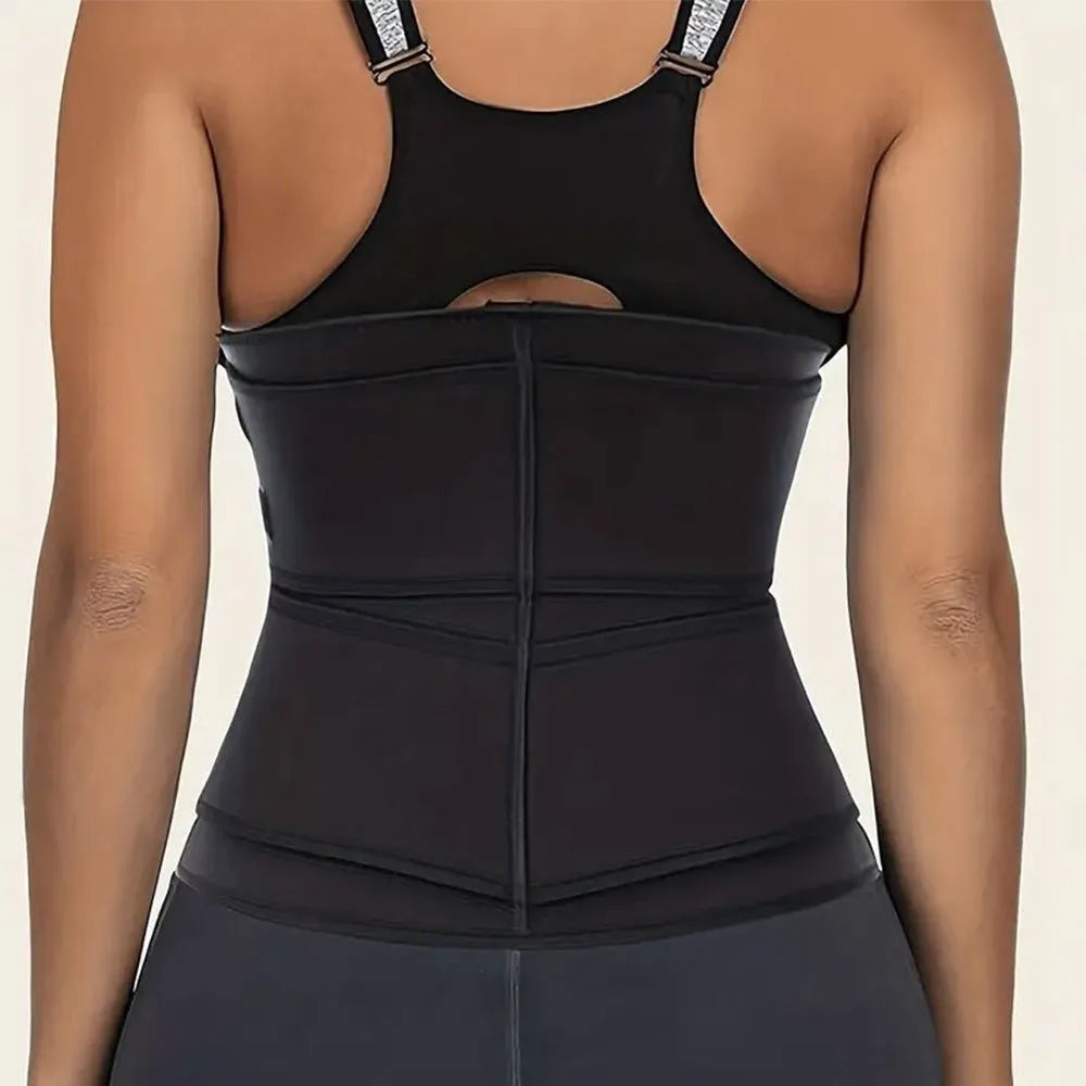Cross-border Women's Waist Trainer Adjustable Zip-up Style Tummy Control Belt Enhanced Body Shaping Waist Support