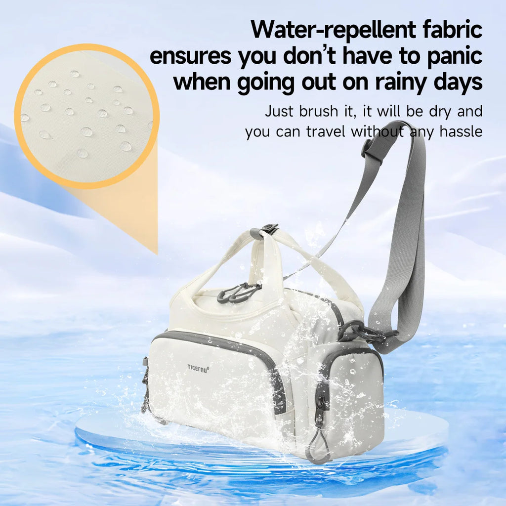 Tigernu Women Casual Sports Handbag Female Ourdoor Shoulder Bag Daily Commute Splashproof Large Capacity For 11 inch Tablet