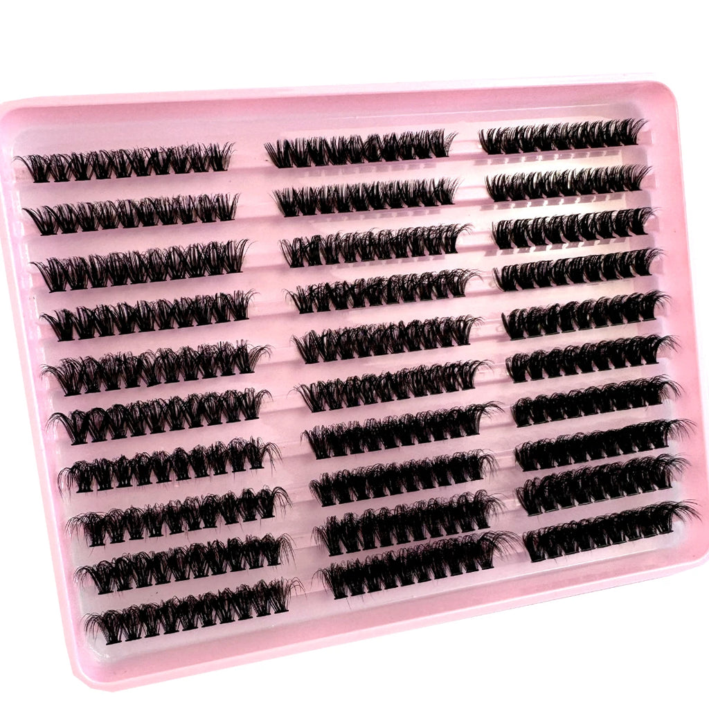 Lash Clusters 80D 100D Lashes Spikes Eyelash Clusters Volume Individual Lashes DIY Spiky Lash Extension Mega Cluster Eyelashes
