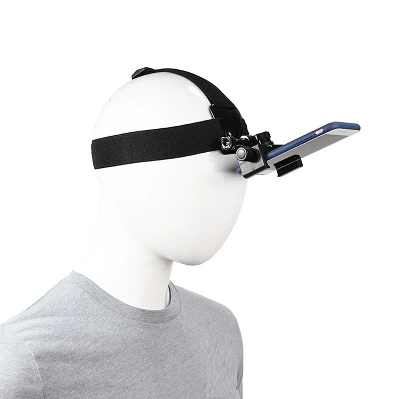 Hot Sale Head-Mounted Headband Bracket Adjustable Live Broadcast Mobile Phone Holder First-person Perspective Fixed Bracket Gift