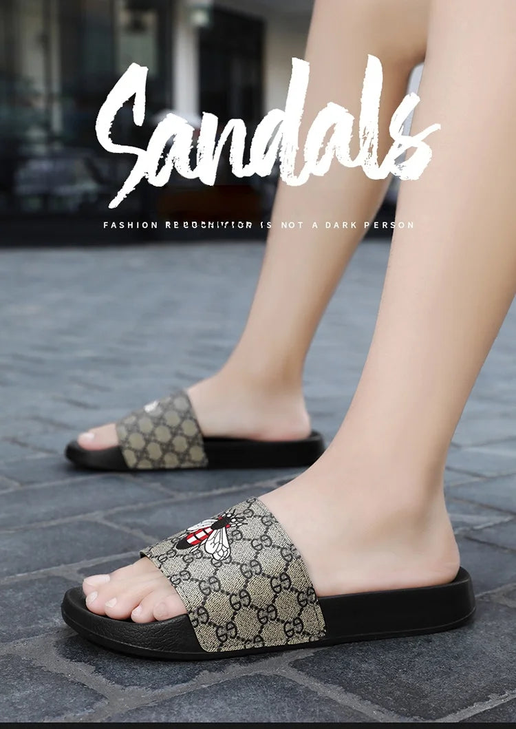 Men's shoes sports casual slippers indoor and outdoor EVA shoes autumn and winter men's bees beach outdoor garden sandals