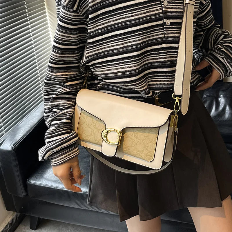 High quality underarm bag, versatile temperament, small square bag, fashionable and simple, niche single shoulder crossbody bag