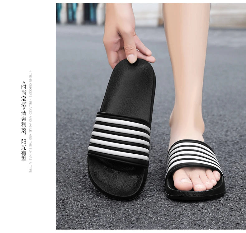 Men's Shoes Man Home Plips Plops Soft Slides Non-slip Slippers Indoor Outdoor EVA  Sandals Beach Garden Sandals Big Size 47 48