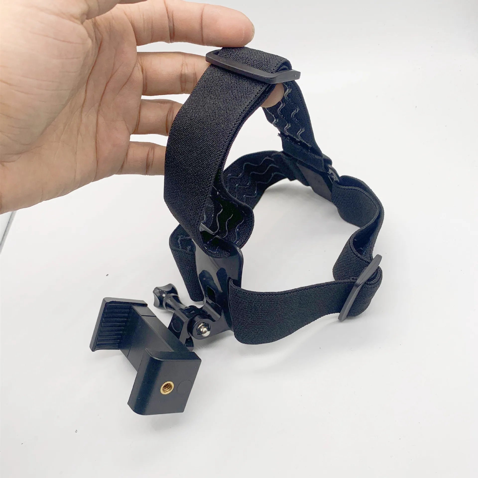 Comfortable Phone Head Strap Mount Adjustable Headband for Action Video Travel Vlog and Outdoor Adventure Recording