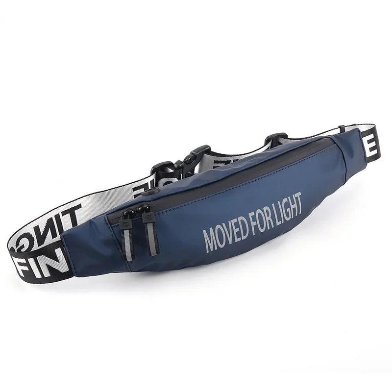 2024 New Fanny Pack Waterproof Money Belt Bag Men Women Sport Belt Male Waist Bags for Phone Travel Luxury Brand Wallet