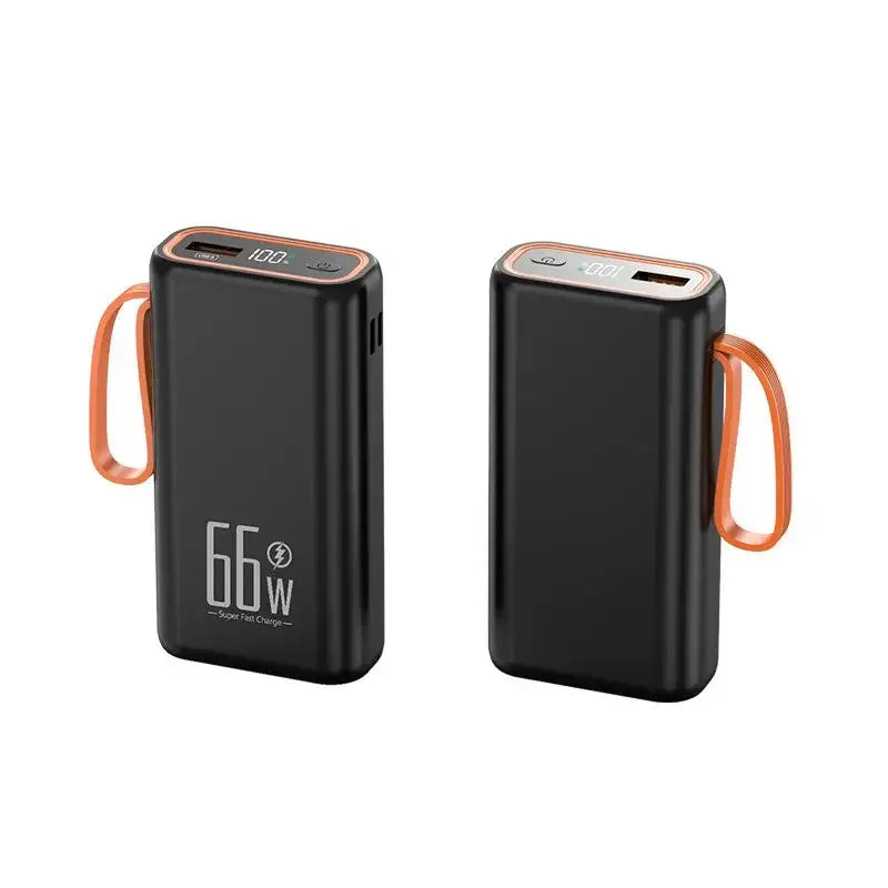 2025 Exquisite 30000mAh Power Bank 66W PD Fast Charging Portable Charger External Battery Pack Travel For iPhone Huawei Samsung