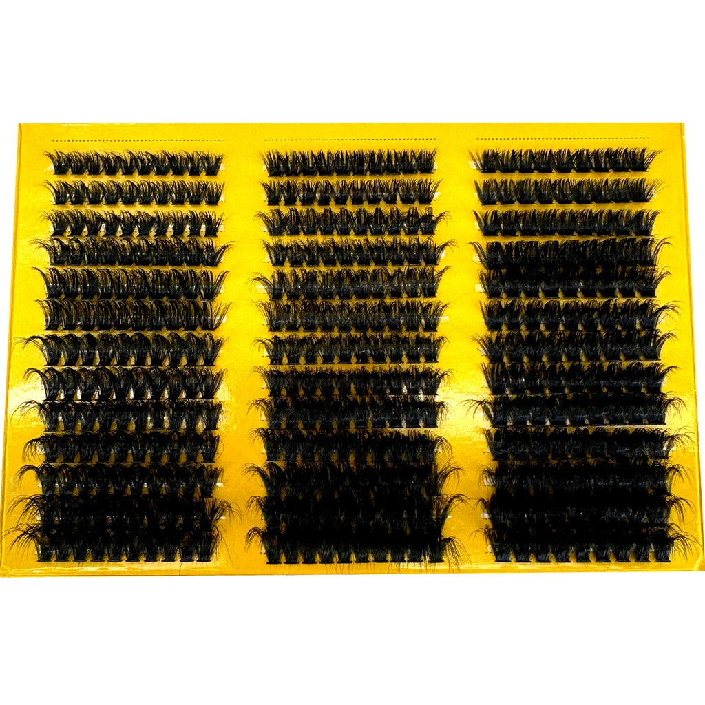 Lash Clusters 80D 100D Lashes Spikes Eyelash Clusters Volume Individual Lashes DIY Spiky Lash Extension Mega Cluster Eyelashes