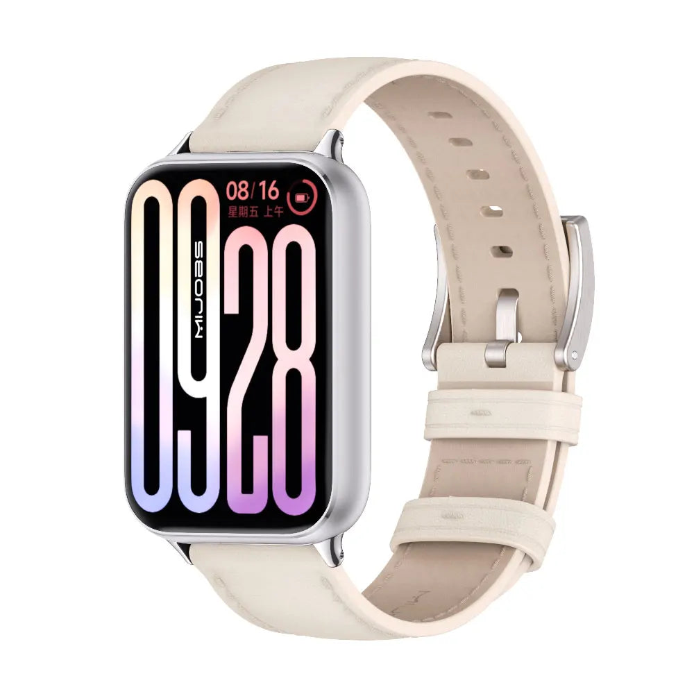 Strap For Mi Band 9 Pro Watchband For Mi Band 8 Pro Wristband Xiaomi Smart Band 9 Pro Bracelet Genuine Leather Accessories