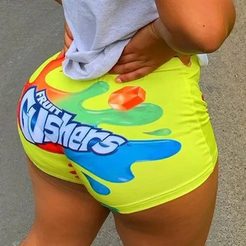 Europe United States Ms Sexy Shorts Summer Elastic Nightclub Party Casual Street Shooting Suit Elastic Fashion Lightweight Type