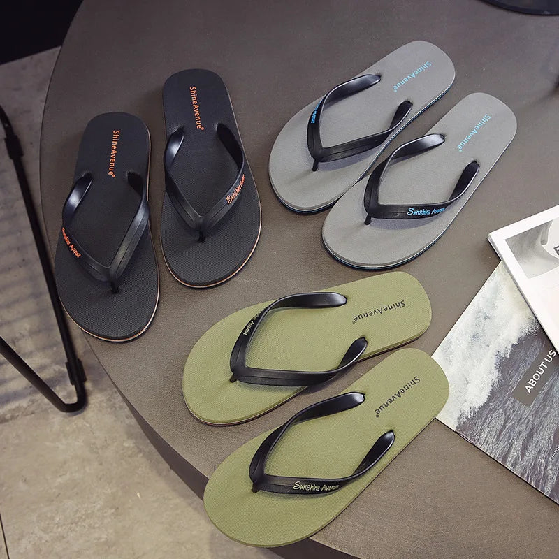 Eyriphy Soft Non-Slips Unisex Flat Slippers New Design Women Flip Flops Fashion Cozy Beach Slippers Holiday Hotel Shower Sandals