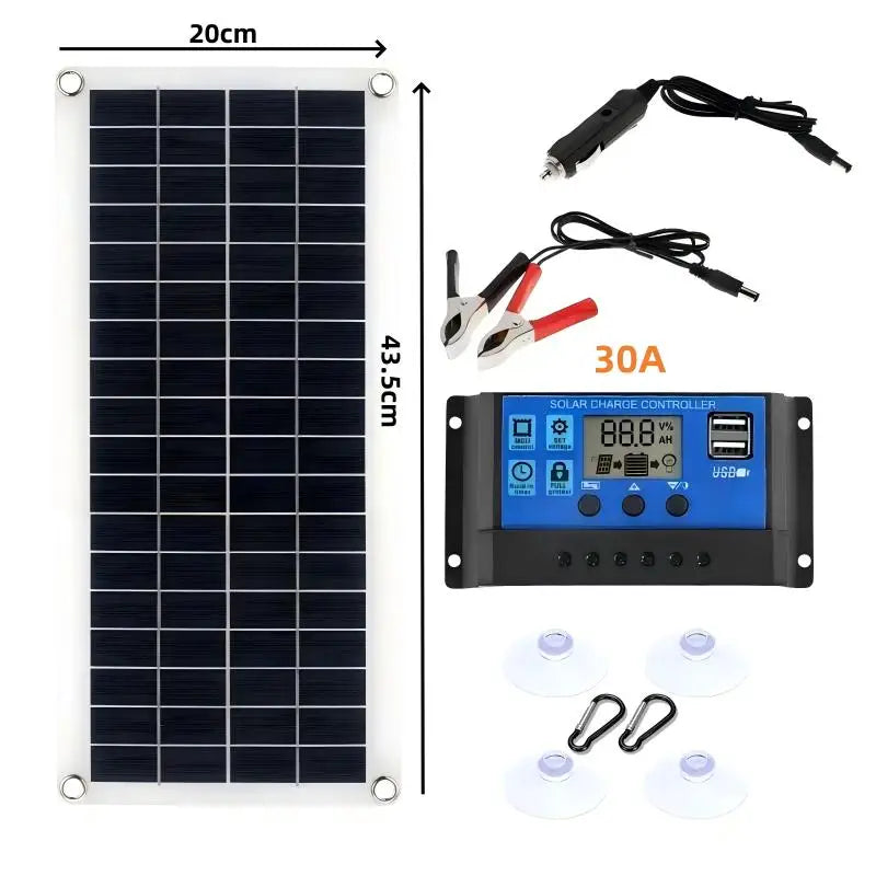 Solar Panel 5V  USB Type-C Charge Portable Flexible Kit  Lightweigh Mini System For  Phones Car Camping Hiking Power Banks IP65