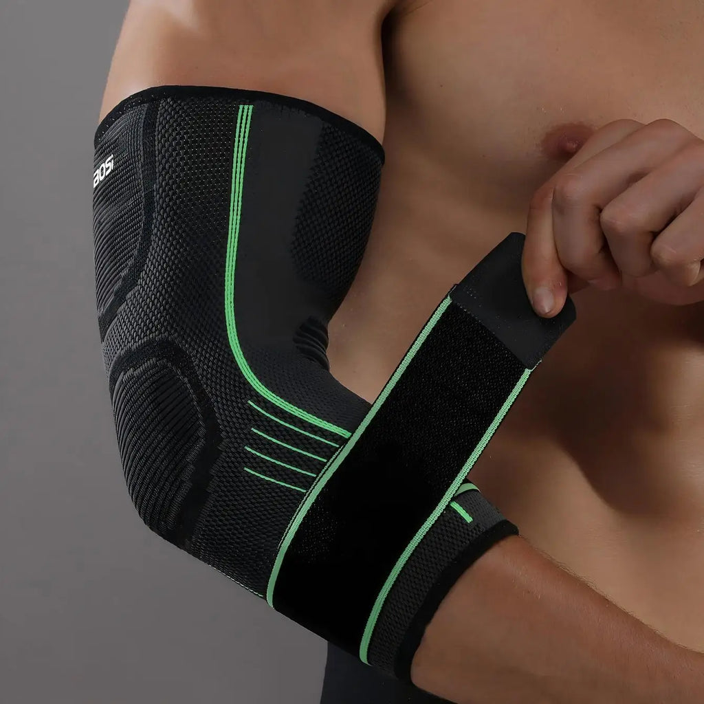 1 PC Gym Elastic Elbow Brace Golfer's Elbow Straps Compression Sleeve