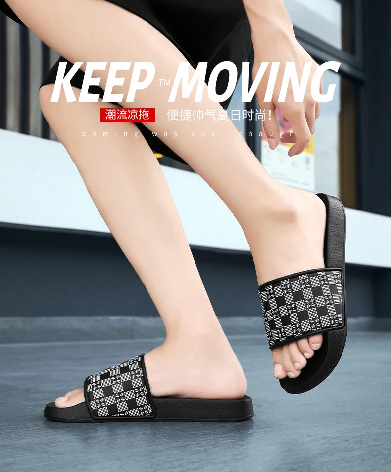 Men's Shoes Man Home Plips Plops Soft Slides Non-slip Slippers Indoor Outdoor EVA  Sandals Beach Garden Sandals Big Size 47 48
