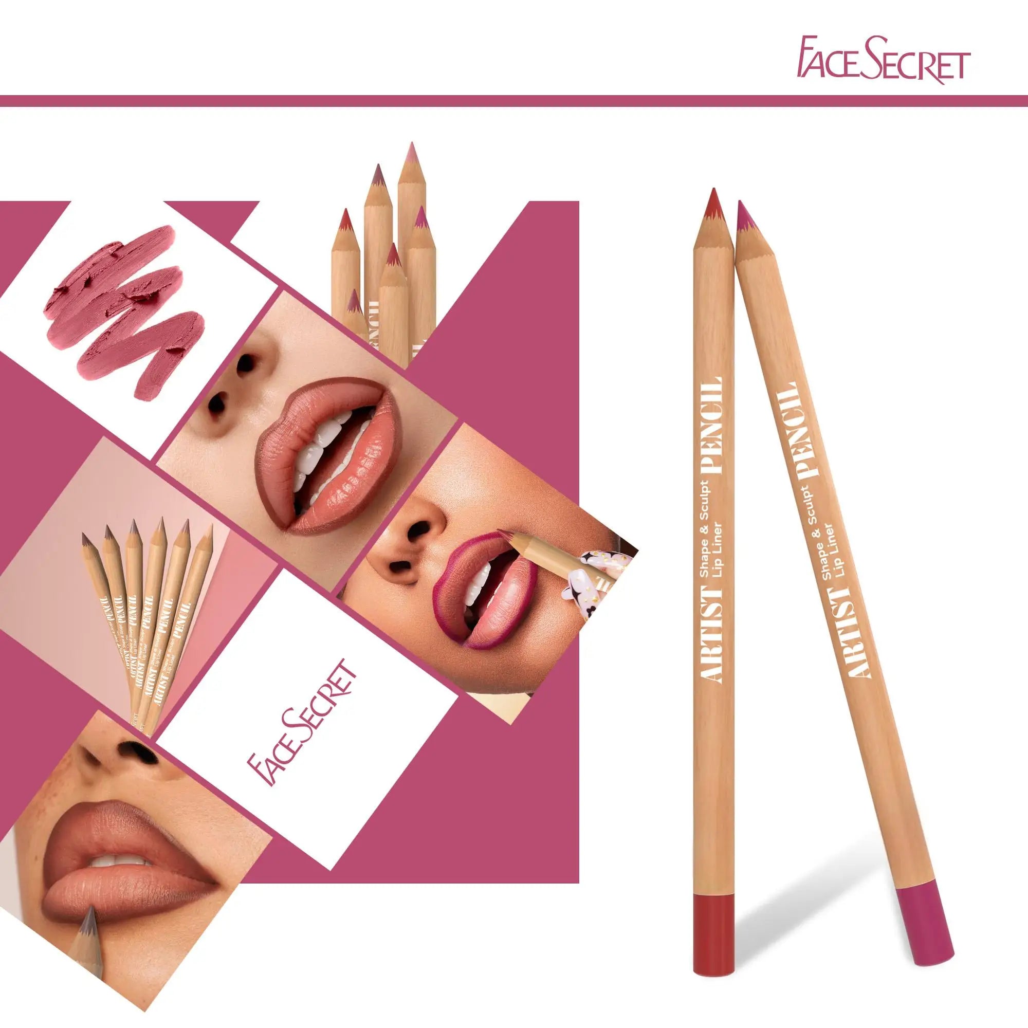 3Pcs Long-Lasting Velvet Lip Liner Matte Lipstick Waterproof  Perfect Gift for Valentine's Day, Lip Liner Set