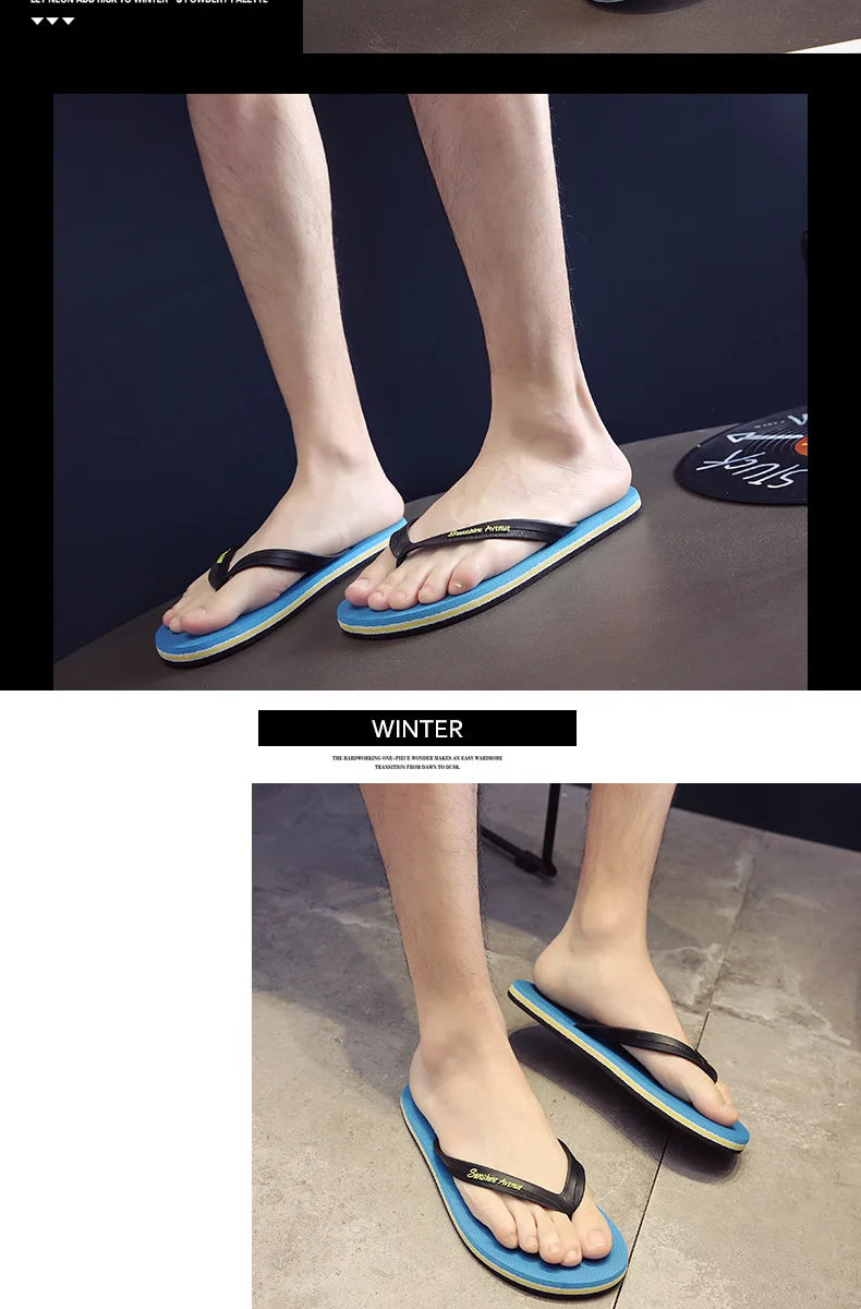 Eyriphy Soft Non-Slips Unisex Flat Slippers New Design Women Flip Flops Fashion Cozy Beach Slippers Holiday Hotel Shower Sandals