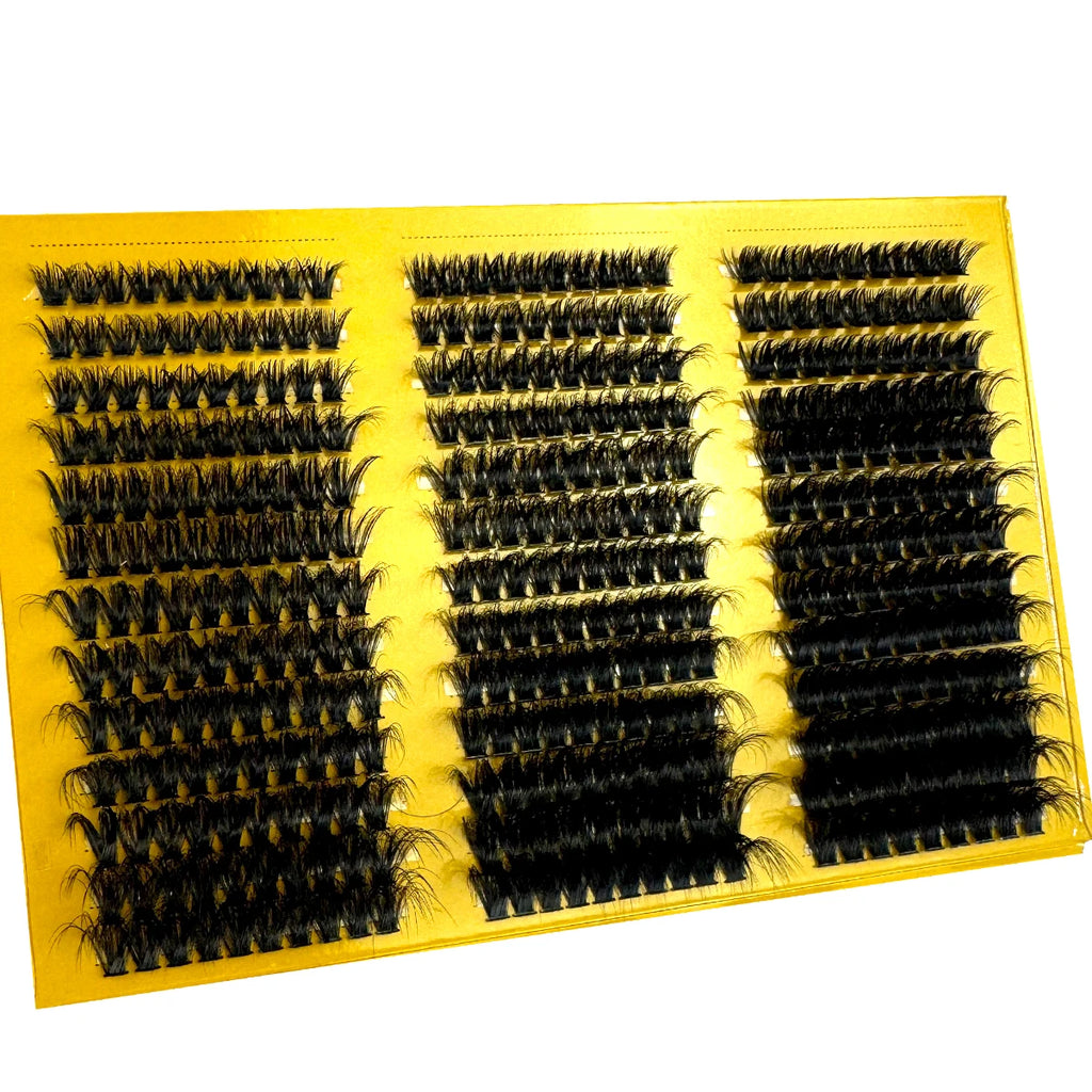 Lash Clusters 80D 100D Lashes Spikes Eyelash Clusters Volume Individual Lashes DIY Spiky Lash Extension Mega Cluster Eyelashes