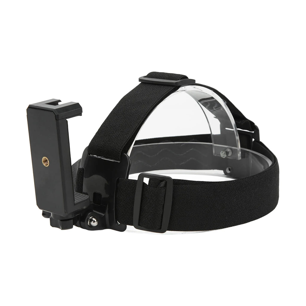 Head Strap Mount Headband with Phone Clip Holder for Smartphone for DJI OSMO ACTION 4 3 for SJCAM SJ4000 for Insta360 X3 X4