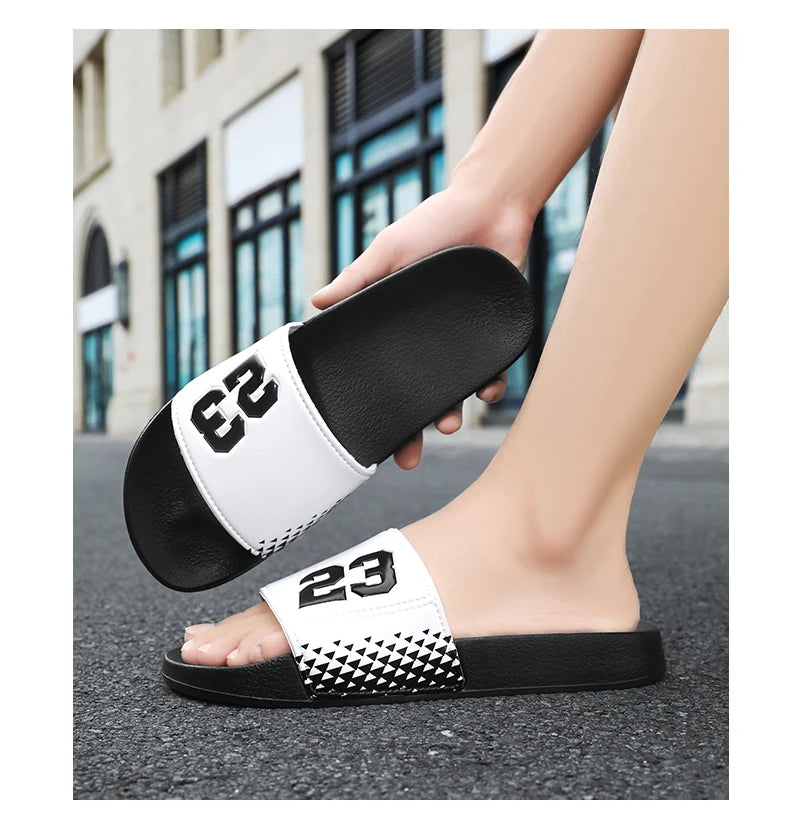 Men's Shoes Man Home Plips Plops Soft Slides Non-slip Slippers Indoor Outdoor EVA  Sandals Beach Garden Sandals Big Size 47 48