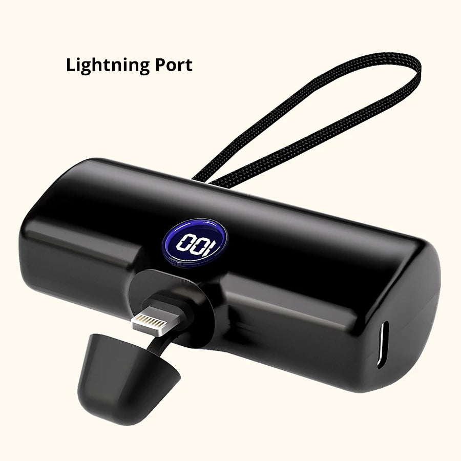 Pocket-sized Mini Power Bank Compact External Battery Portable Charger 5000mAh 5500mAh Spare Battery for iPhone Samsung Xiaomi