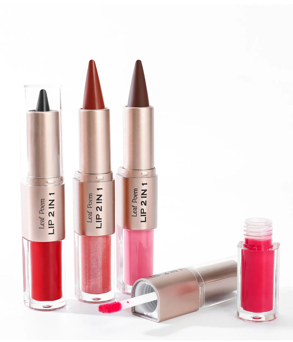 Tapered Lip Liner Lipstick Pen Matte Black Brown Velvet Lipstick Outline Contour Lipliner Water Mirror Moisturizing Lipgloss