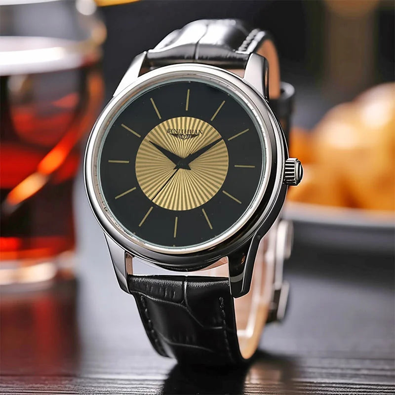 Top Brand Man Wristwatch Luxury Business Waterproof Men Watch For Men Quartz Clock Leather Men's Watches reloj Handsome 2025 New